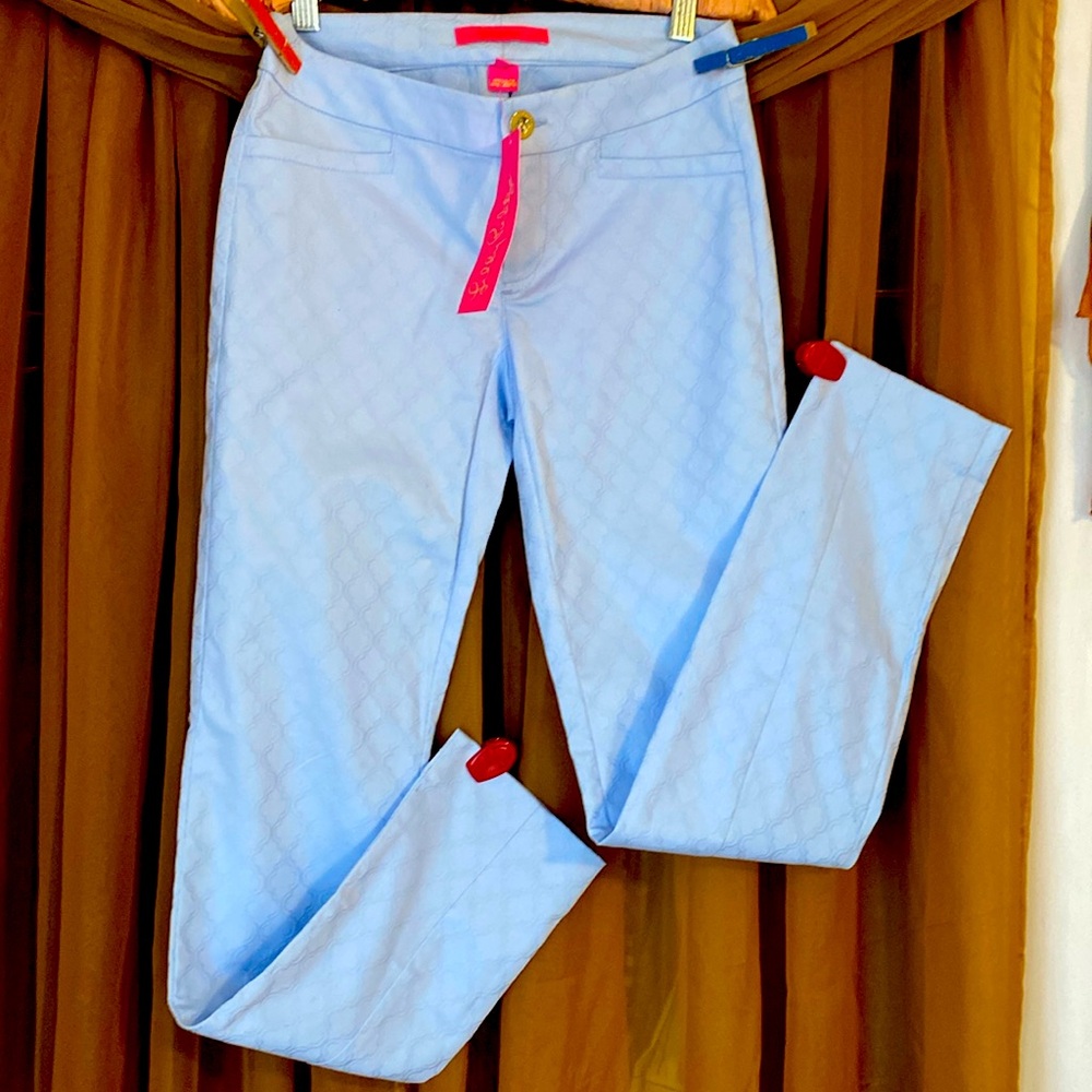 Lilly Pulitzer Light Blue Skinny Pants
